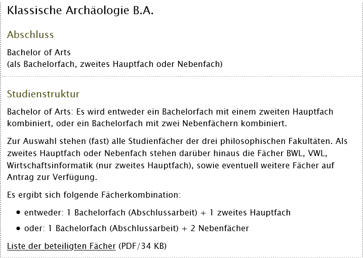 発掘学 / Archäologie, klassische, B,A