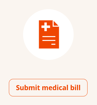 ドクターヴァルターSubmit medical bill"(医療請求書を送る)