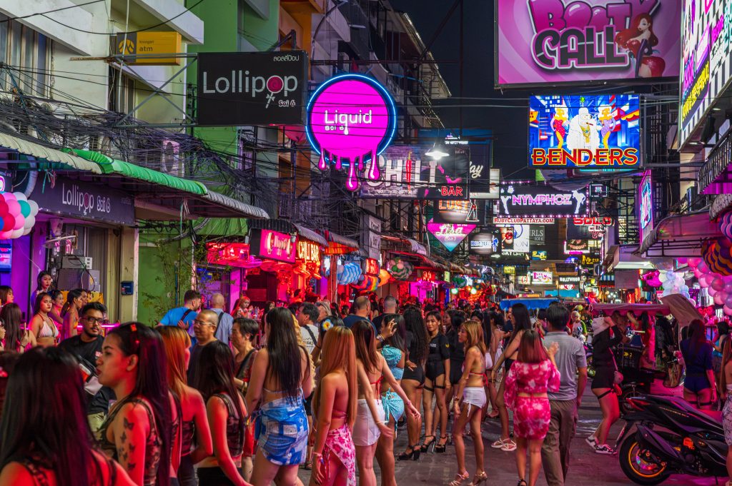 タイの夜の光景